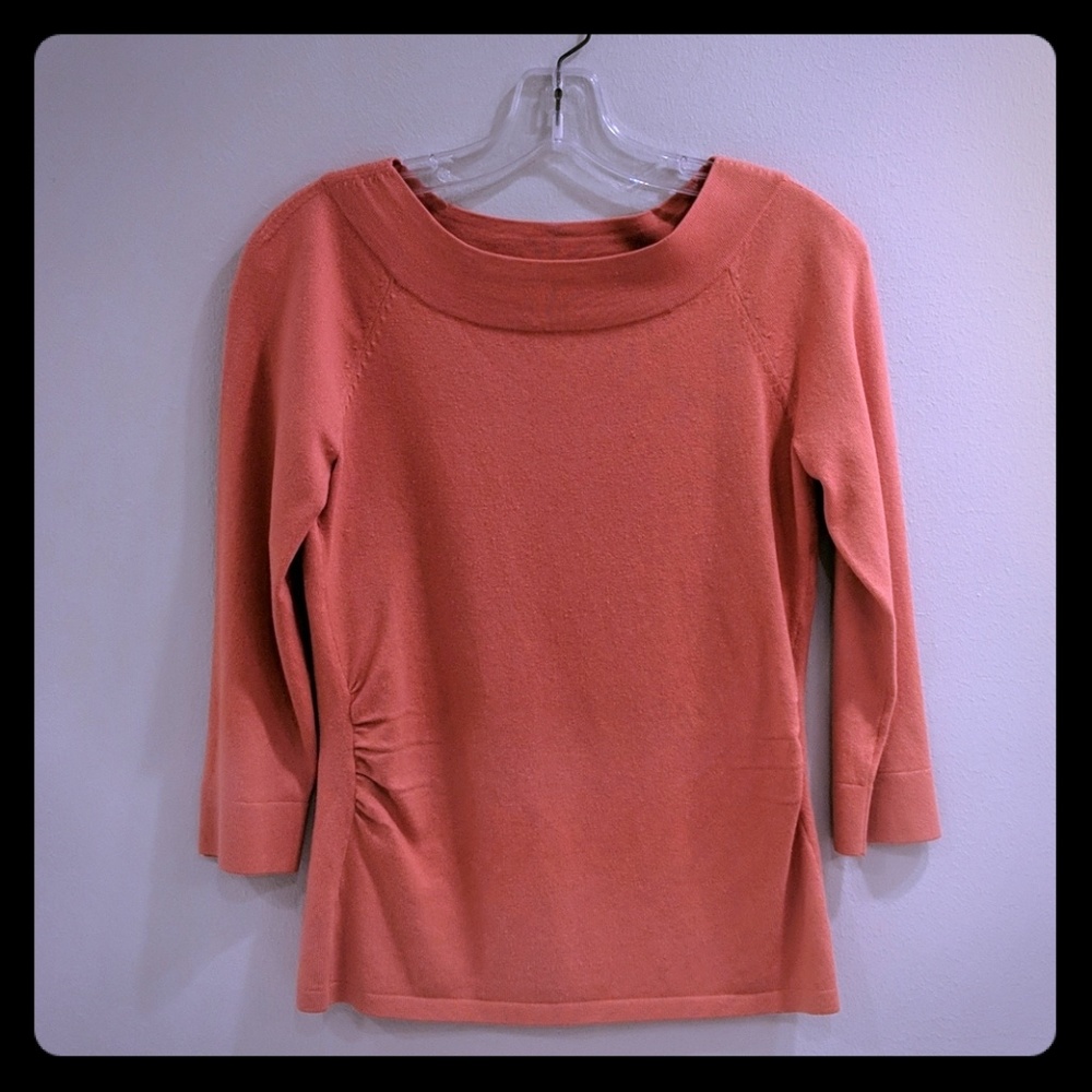 Ann Taylor boatneck sweater, luxurious fabric
